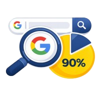 90% calon pelanggan mencari lewat Google